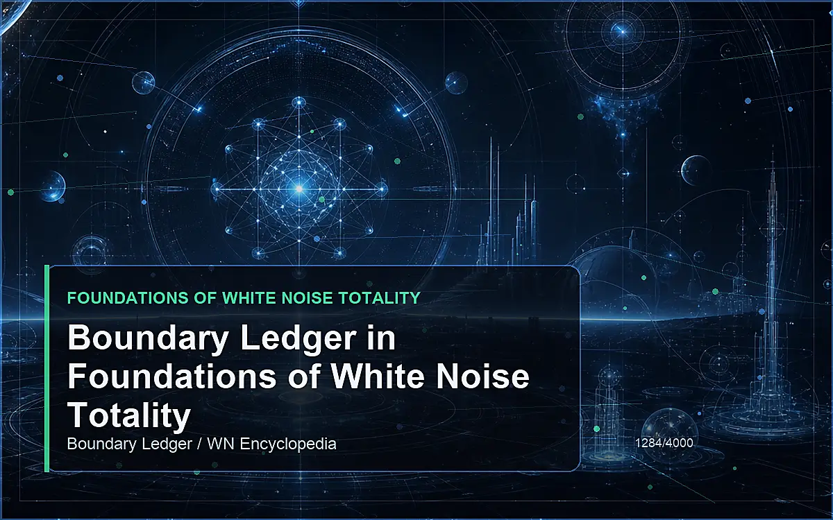 AI-generated encyclopedia reference image for Boundary Ledger in Foundations of White Noise Totality