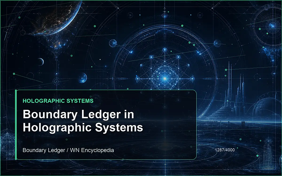 AI-generated encyclopedia reference image for Boundary Ledger in Holographic Systems