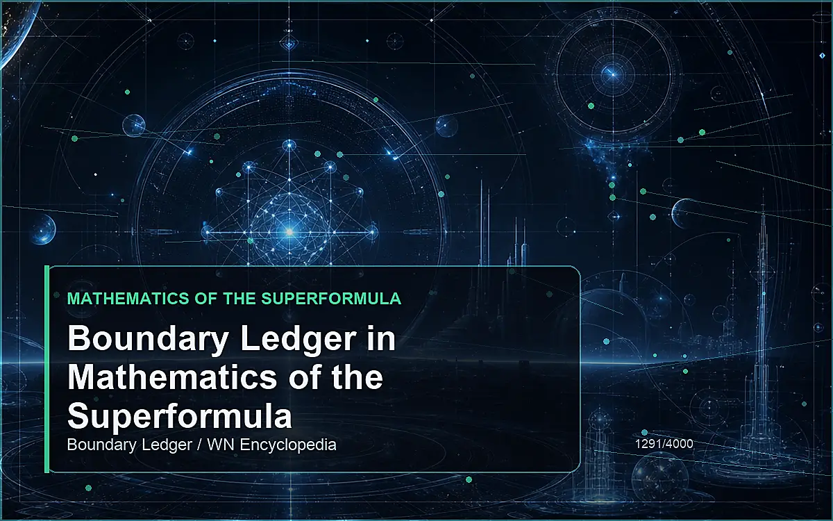 AI-generated encyclopedia reference image for Boundary Ledger in Mathematics of the Superformula