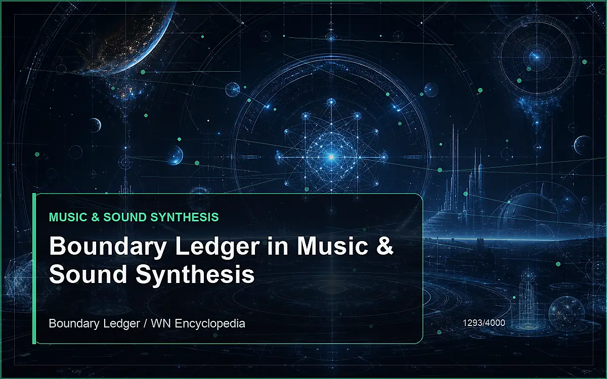 AI-generated encyclopedia reference image for Boundary Ledger in Music & Sound Synthesis