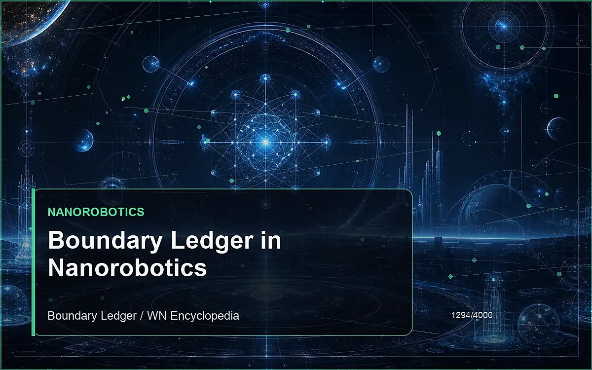 AI-generated encyclopedia reference image for Boundary Ledger in Nanorobotics