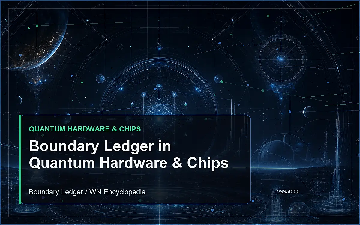 AI-generated encyclopedia reference image for Boundary Ledger in Quantum Hardware & Chips