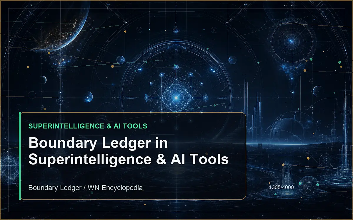 AI-generated encyclopedia reference image for Boundary Ledger in Superintelligence & AI Tools