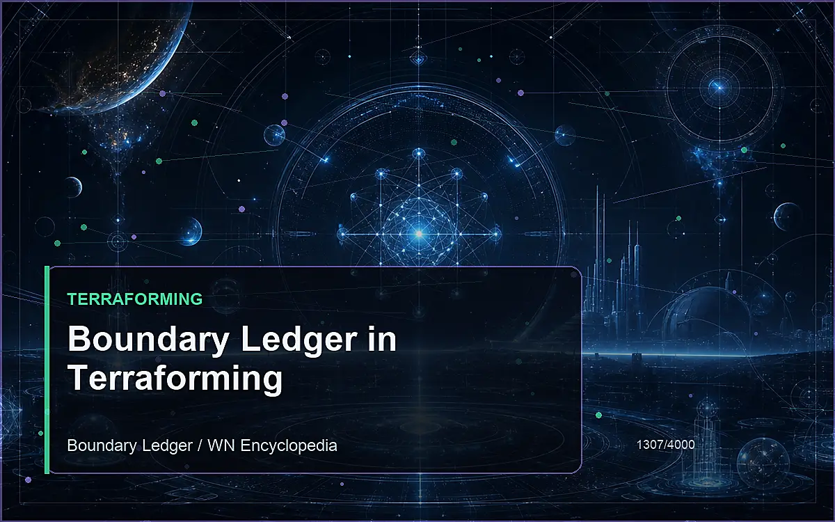 AI-generated encyclopedia reference image for Boundary Ledger in Terraforming