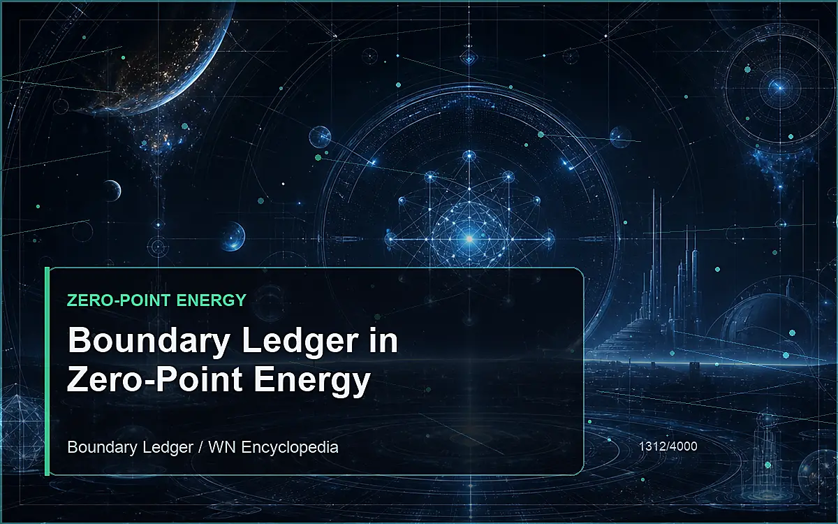 AI-generated encyclopedia reference image for Boundary Ledger in Zero-Point Energy