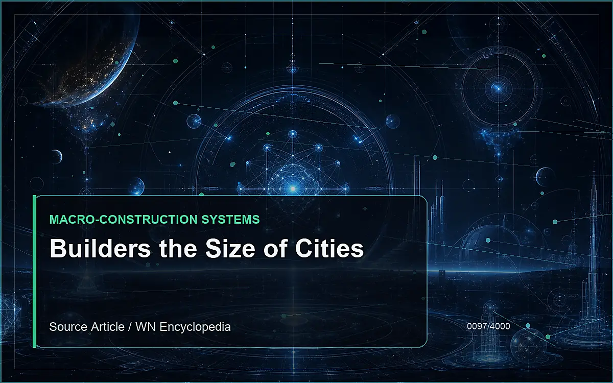 AI-generated encyclopedia reference image for Builders the Size of Cities