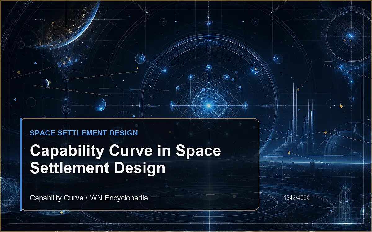AI-generated encyclopedia reference image for Capability Curve in Space Settlement Design