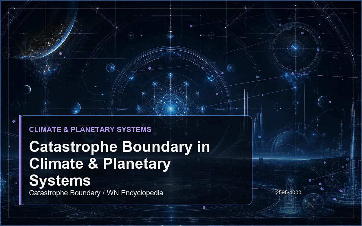 AI-generated encyclopedia reference image for Catastrophe Boundary in Climate & Planetary Systems