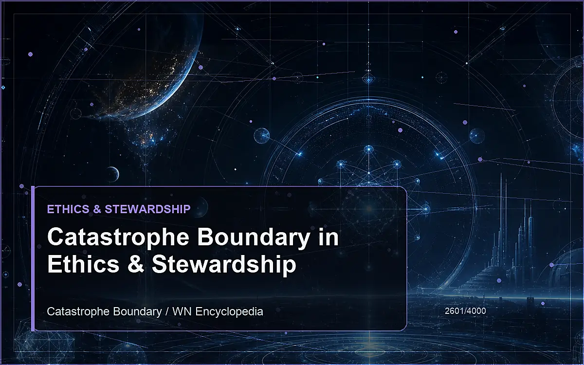 AI-generated encyclopedia reference image for Catastrophe Boundary in Ethics & Stewardship