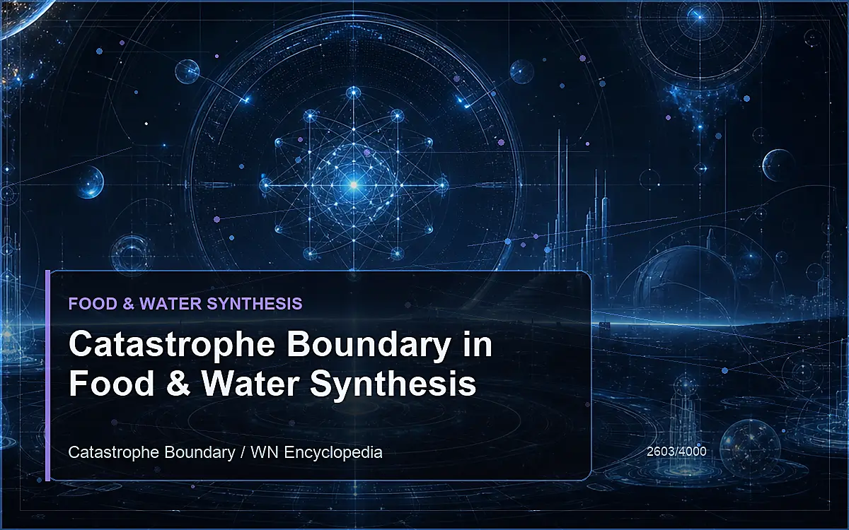 AI-generated encyclopedia reference image for Catastrophe Boundary in Food & Water Synthesis
