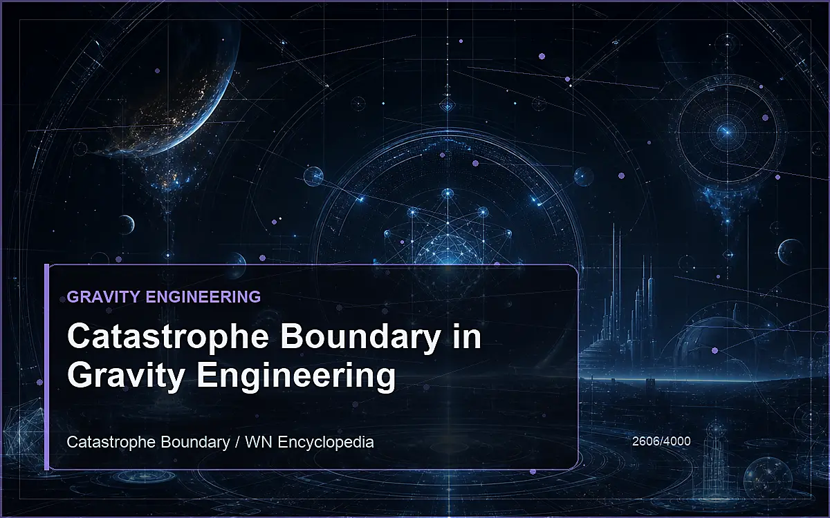 AI-generated encyclopedia reference image for Catastrophe Boundary in Gravity Engineering