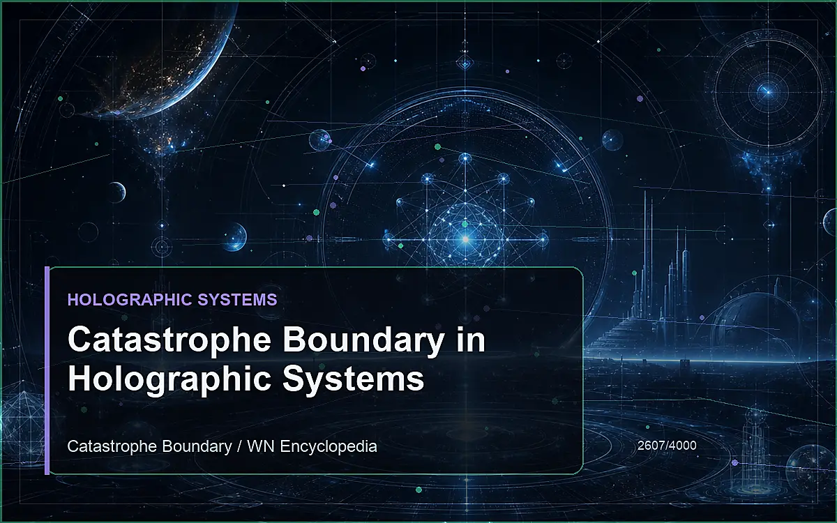 AI-generated encyclopedia reference image for Catastrophe Boundary in Holographic Systems
