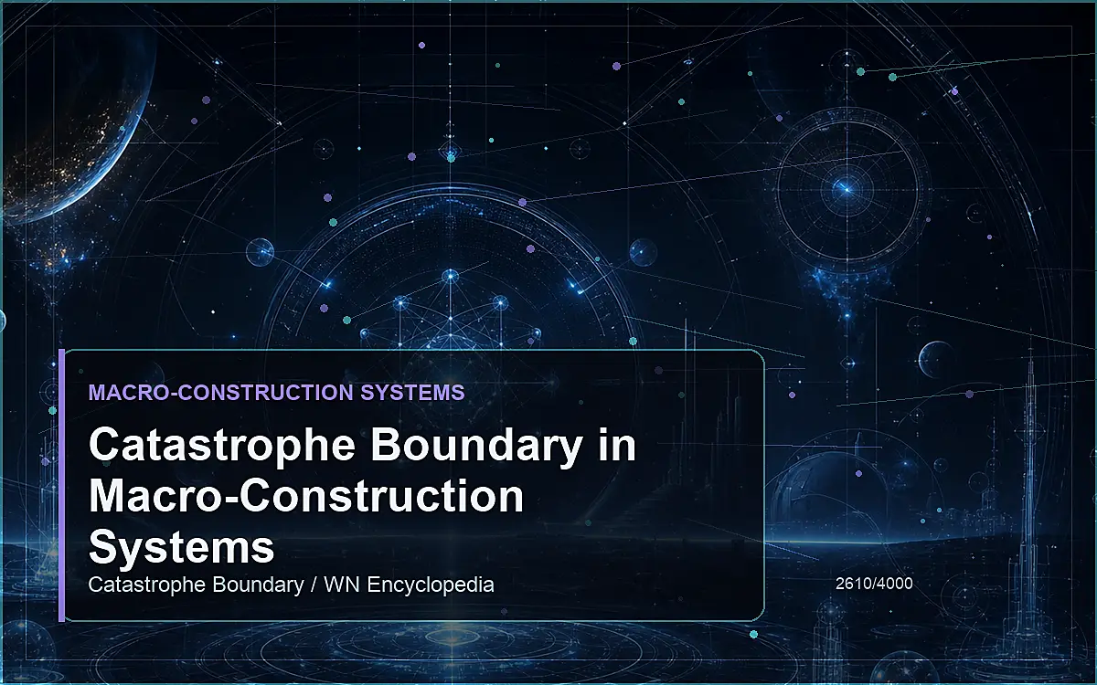 AI-generated encyclopedia reference image for Catastrophe Boundary in Macro-Construction Systems