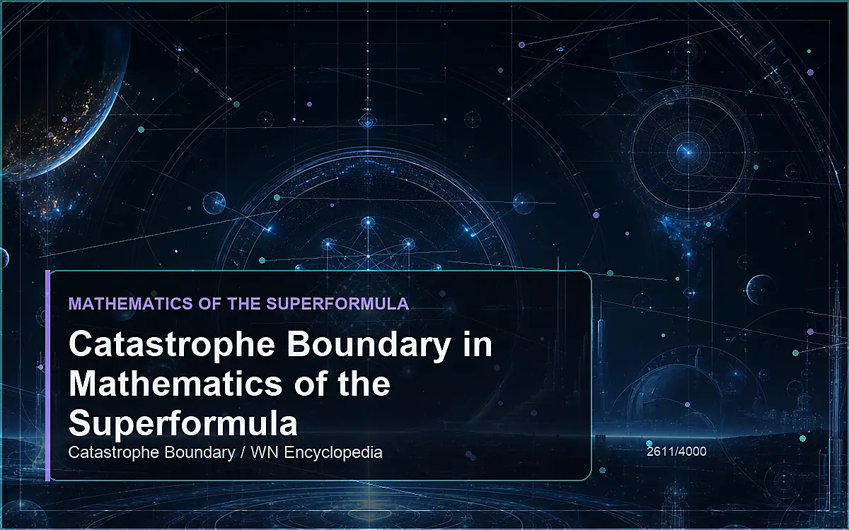 AI-generated encyclopedia reference image for Catastrophe Boundary in Mathematics of the Superformula