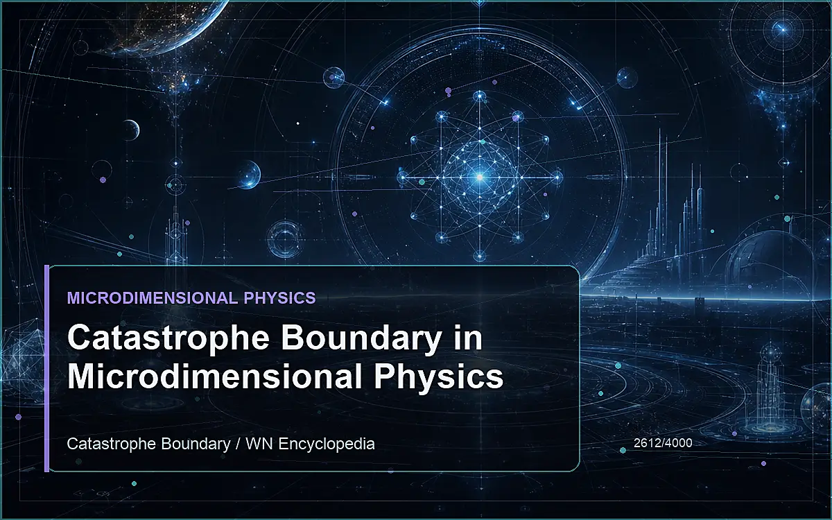 AI-generated encyclopedia reference image for Catastrophe Boundary in Microdimensional Physics