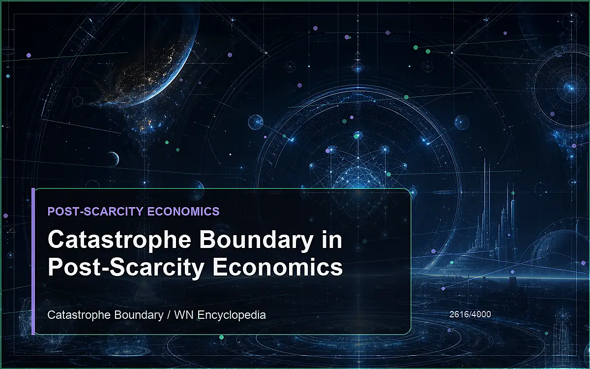 AI-generated encyclopedia reference image for Catastrophe Boundary in Post-Scarcity Economics