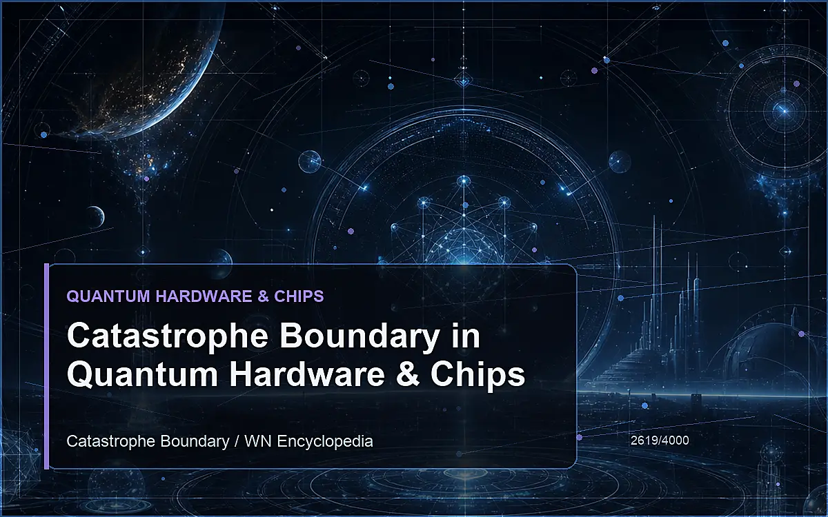 AI-generated encyclopedia reference image for Catastrophe Boundary in Quantum Hardware & Chips