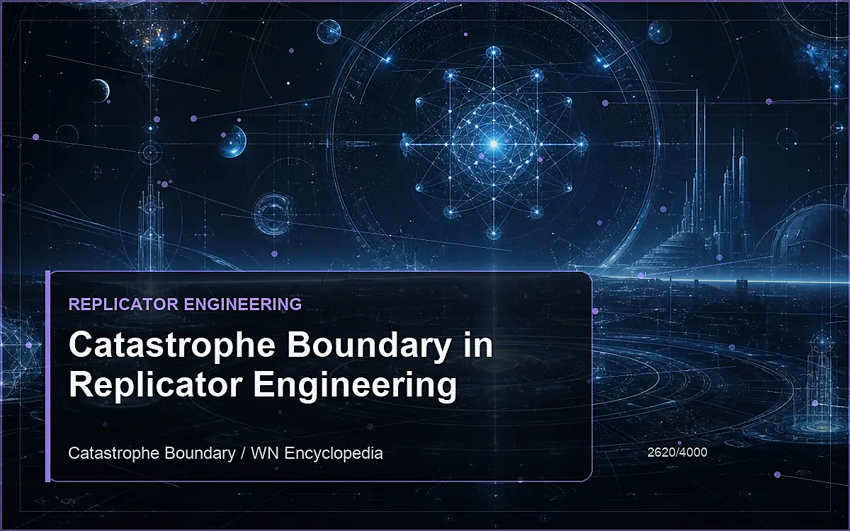 AI-generated encyclopedia reference image for Catastrophe Boundary in Replicator Engineering