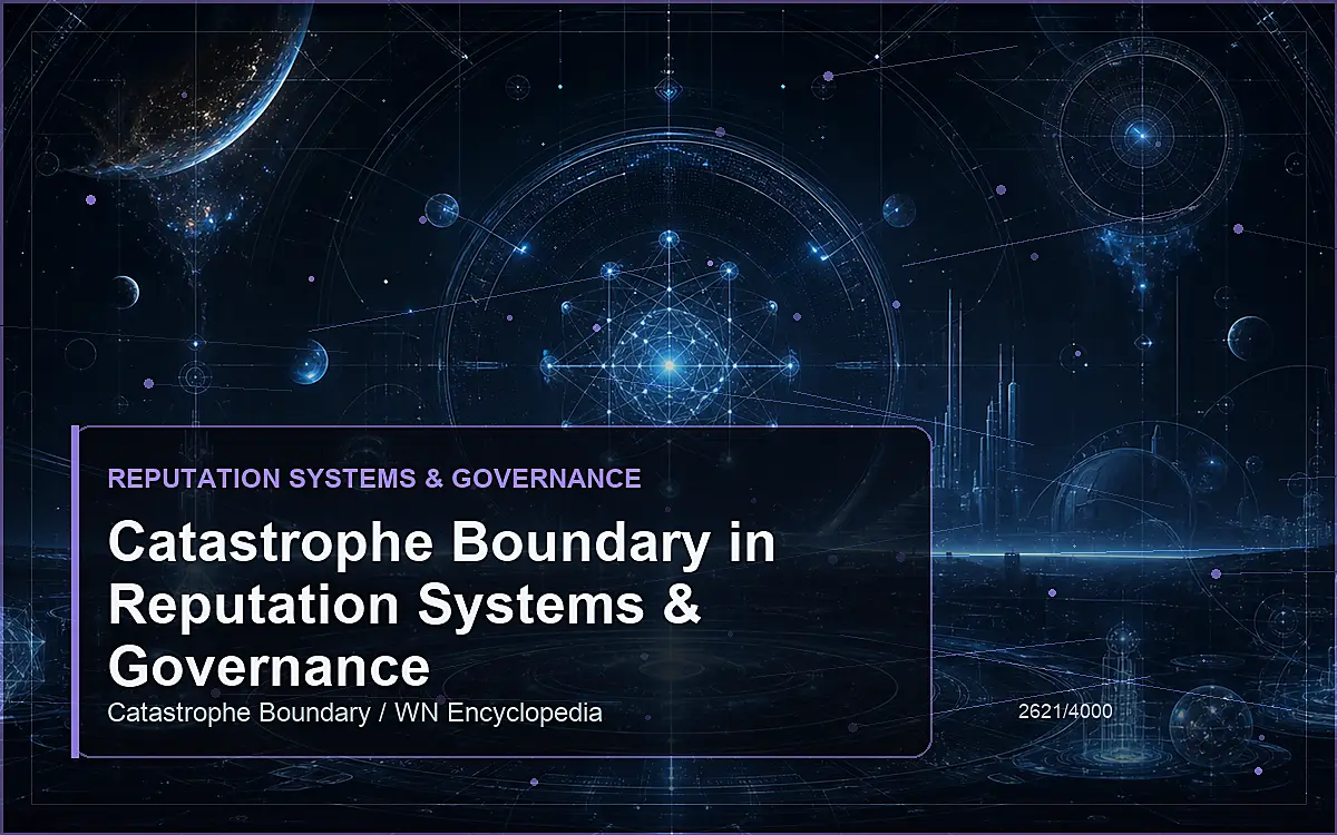 AI-generated encyclopedia reference image for Catastrophe Boundary in Reputation Systems & Governance