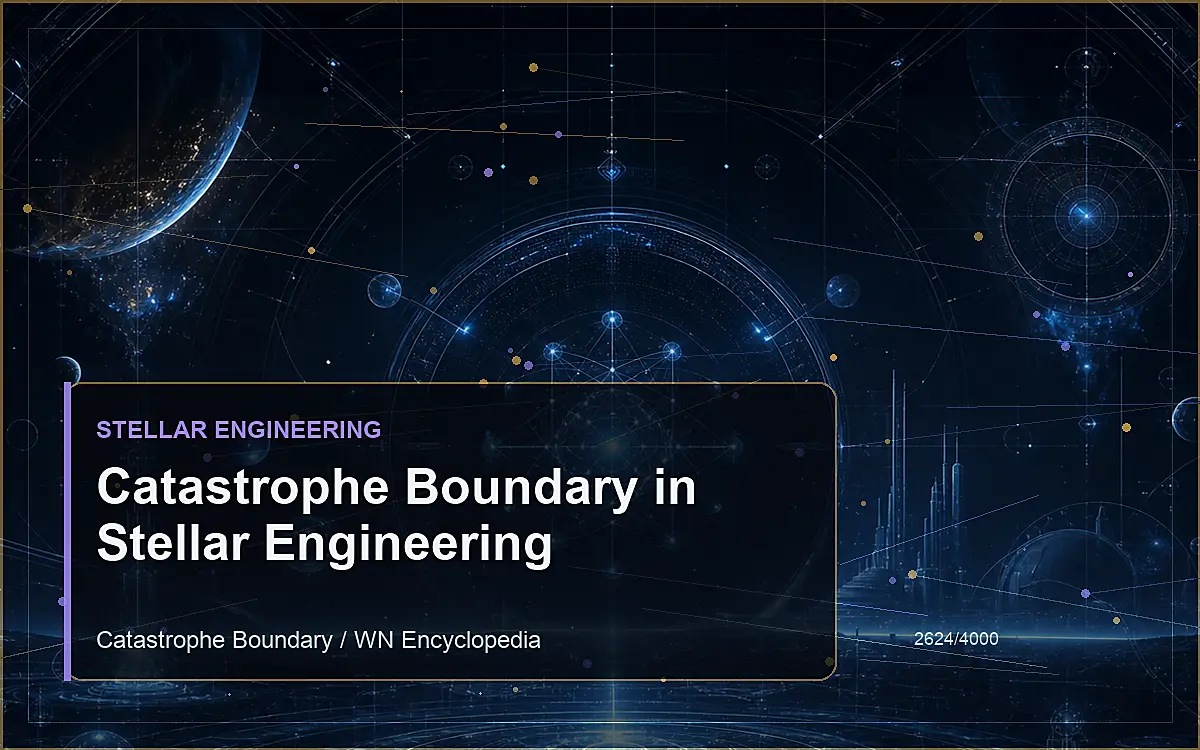 AI-generated encyclopedia reference image for Catastrophe Boundary in Stellar Engineering