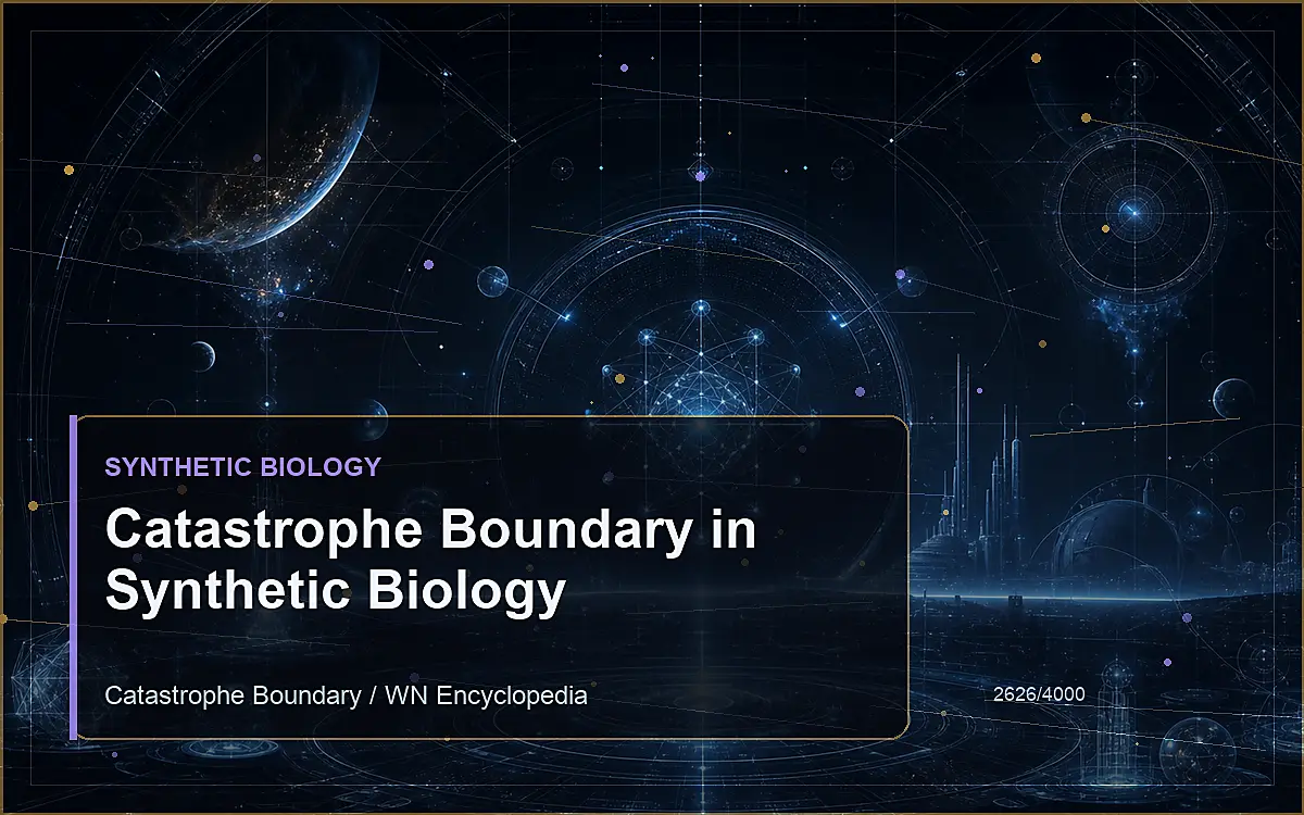 AI-generated encyclopedia reference image for Catastrophe Boundary in Synthetic Biology