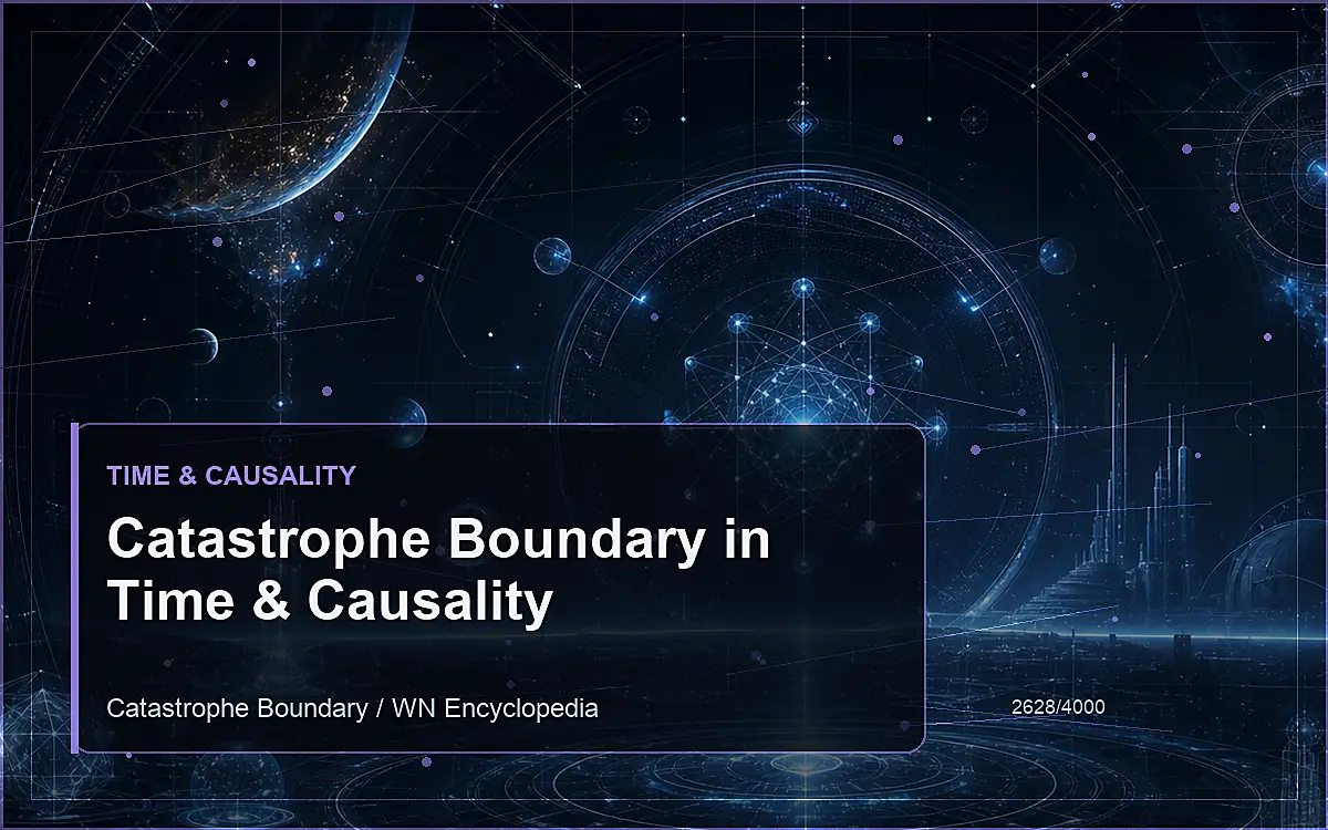 AI-generated encyclopedia reference image for Catastrophe Boundary in Time & Causality