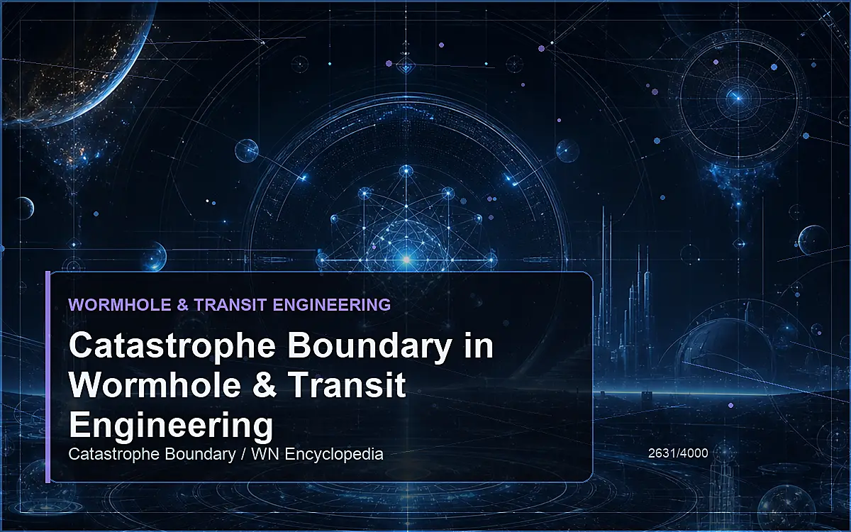 AI-generated encyclopedia reference image for Catastrophe Boundary in Wormhole & Transit Engineering