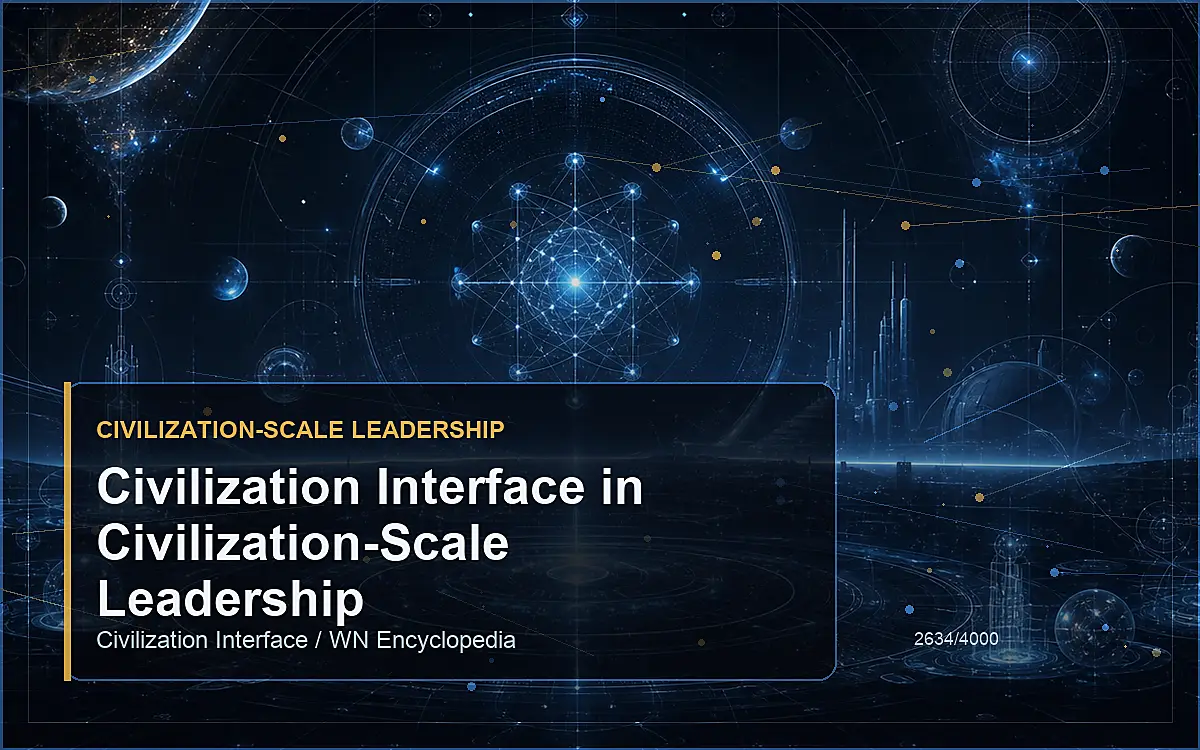 AI-generated encyclopedia reference image for Civilization Interface in Civilization-Scale Leadership