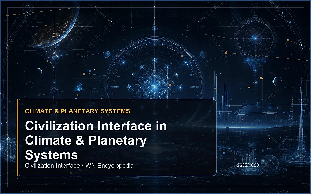 AI-generated encyclopedia reference image for Civilization Interface in Climate & Planetary Systems