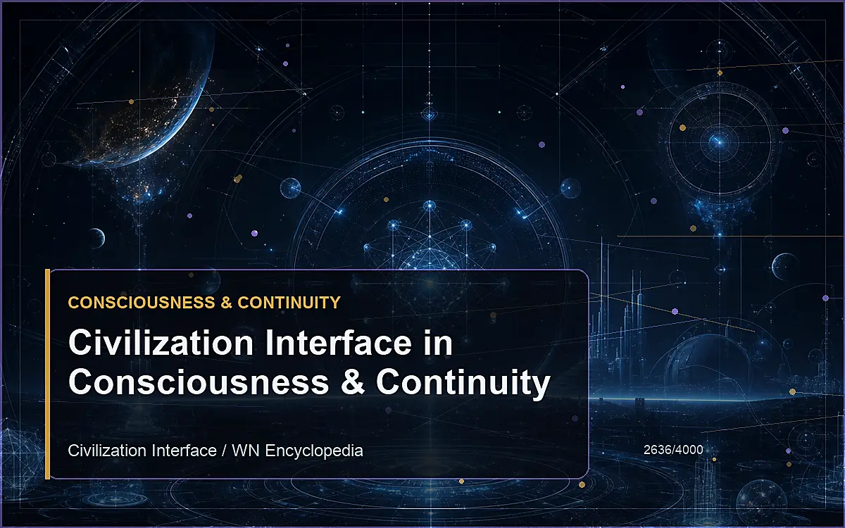 AI-generated encyclopedia reference image for Civilization Interface in Consciousness & Continuity