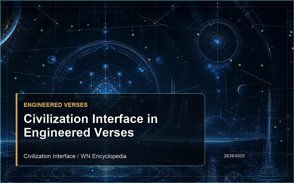 AI-generated encyclopedia reference image for Civilization Interface in Engineered Verses