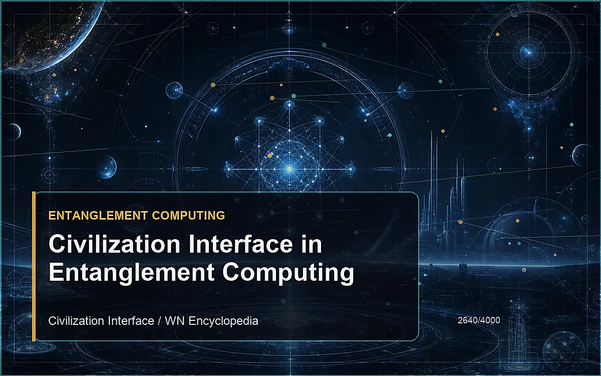 AI-generated encyclopedia reference image for Civilization Interface in Entanglement Computing