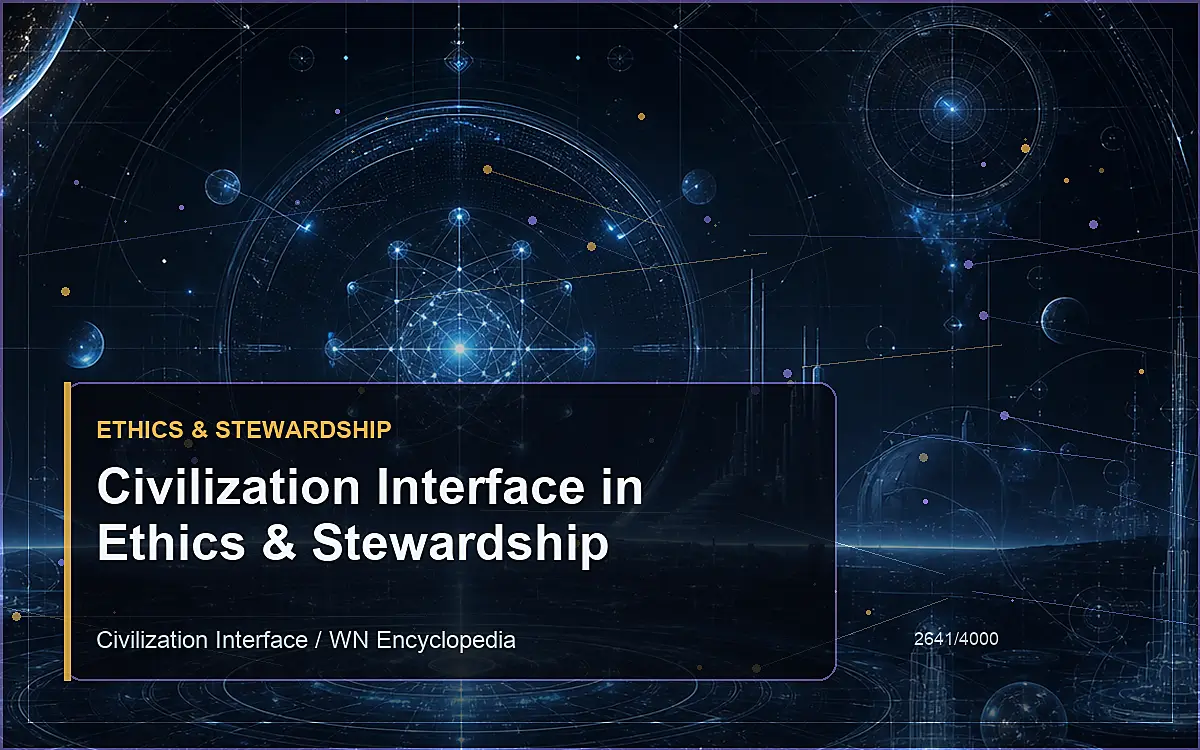 AI-generated encyclopedia reference image for Civilization Interface in Ethics & Stewardship