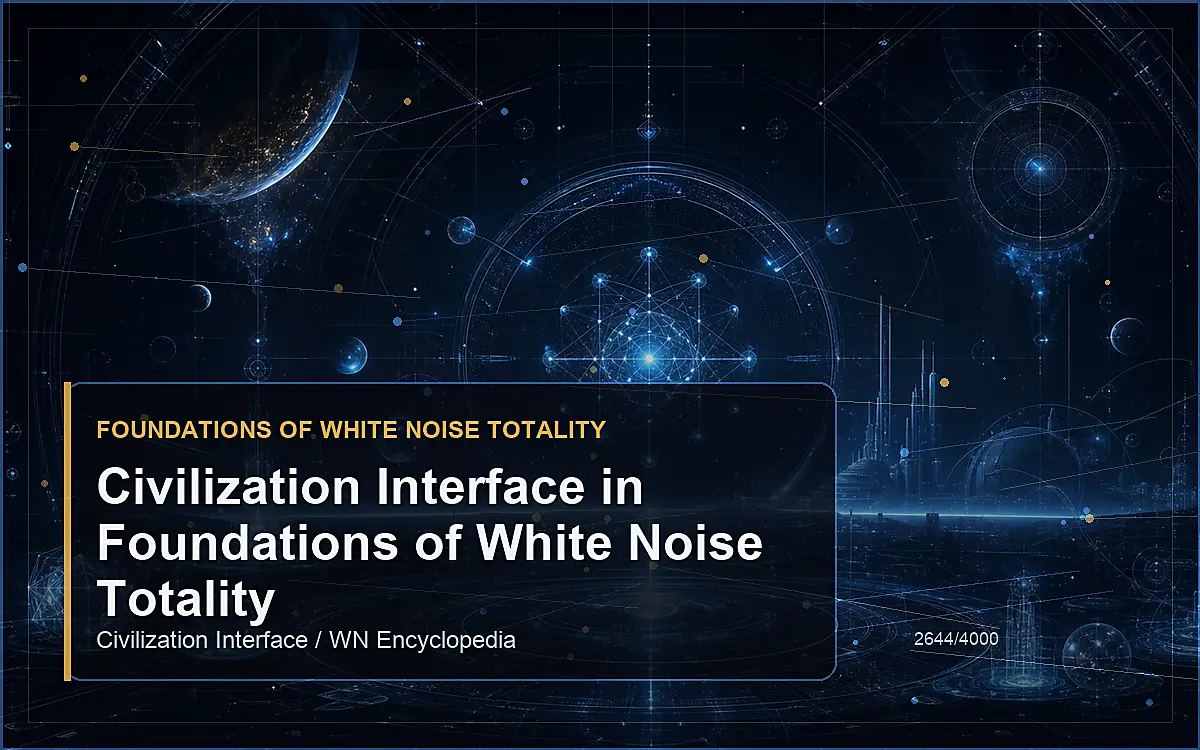 AI-generated encyclopedia reference image for Civilization Interface in Foundations of White Noise Totality
