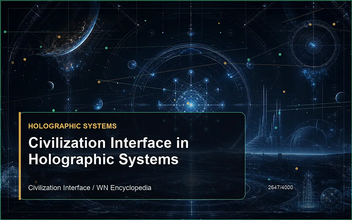 AI-generated encyclopedia reference image for Civilization Interface in Holographic Systems