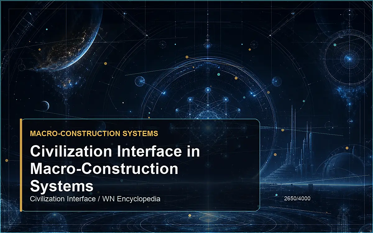 AI-generated encyclopedia reference image for Civilization Interface in Macro-Construction Systems