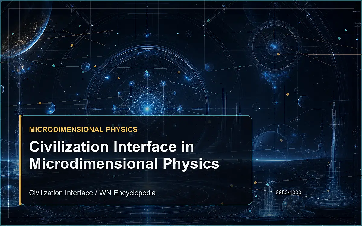 AI-generated encyclopedia reference image for Civilization Interface in Microdimensional Physics