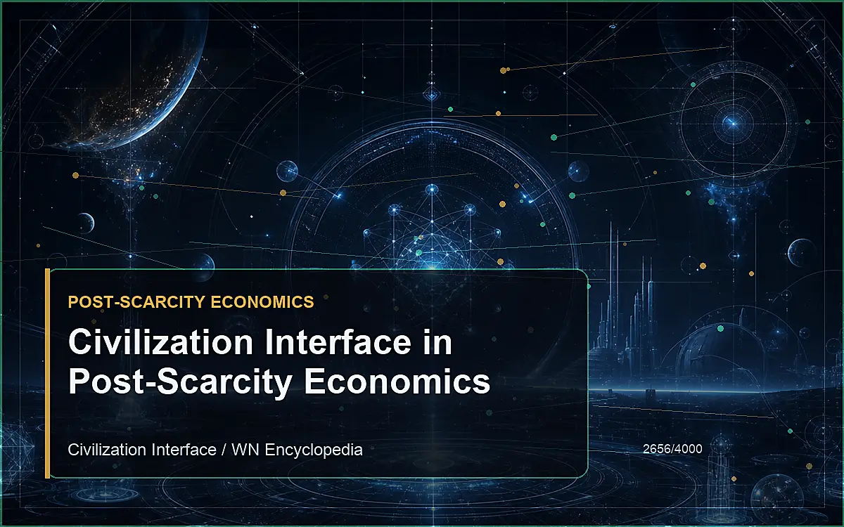 AI-generated encyclopedia reference image for Civilization Interface in Post-Scarcity Economics