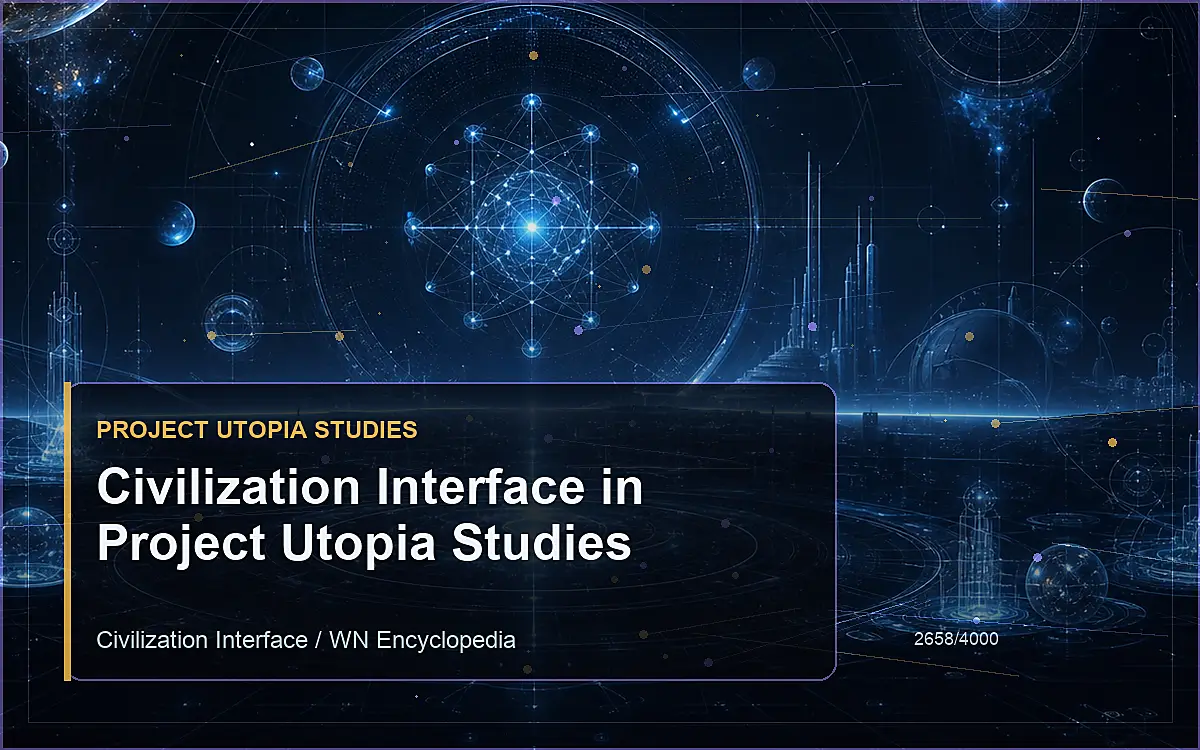 AI-generated encyclopedia reference image for Civilization Interface in Project Utopia Studies