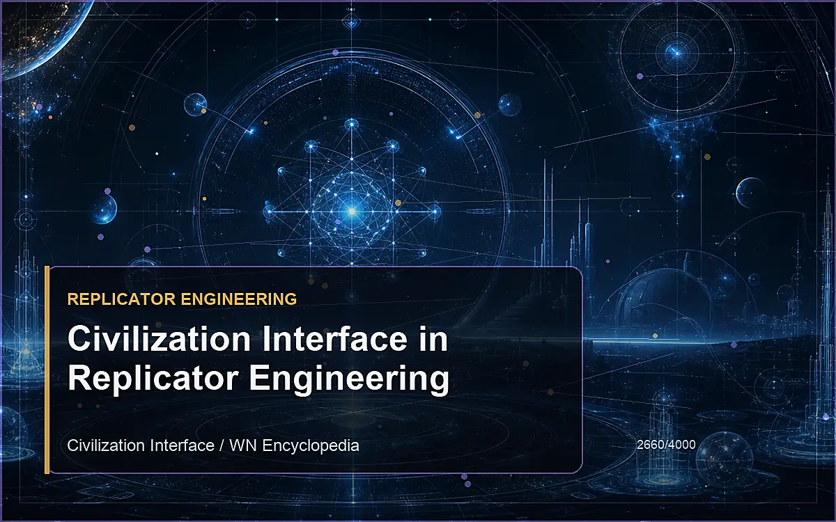 AI-generated encyclopedia reference image for Civilization Interface in Replicator Engineering