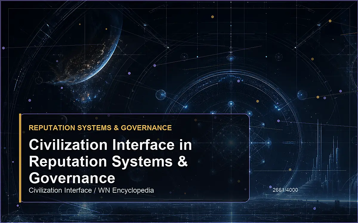 AI-generated encyclopedia reference image for Civilization Interface in Reputation Systems & Governance
