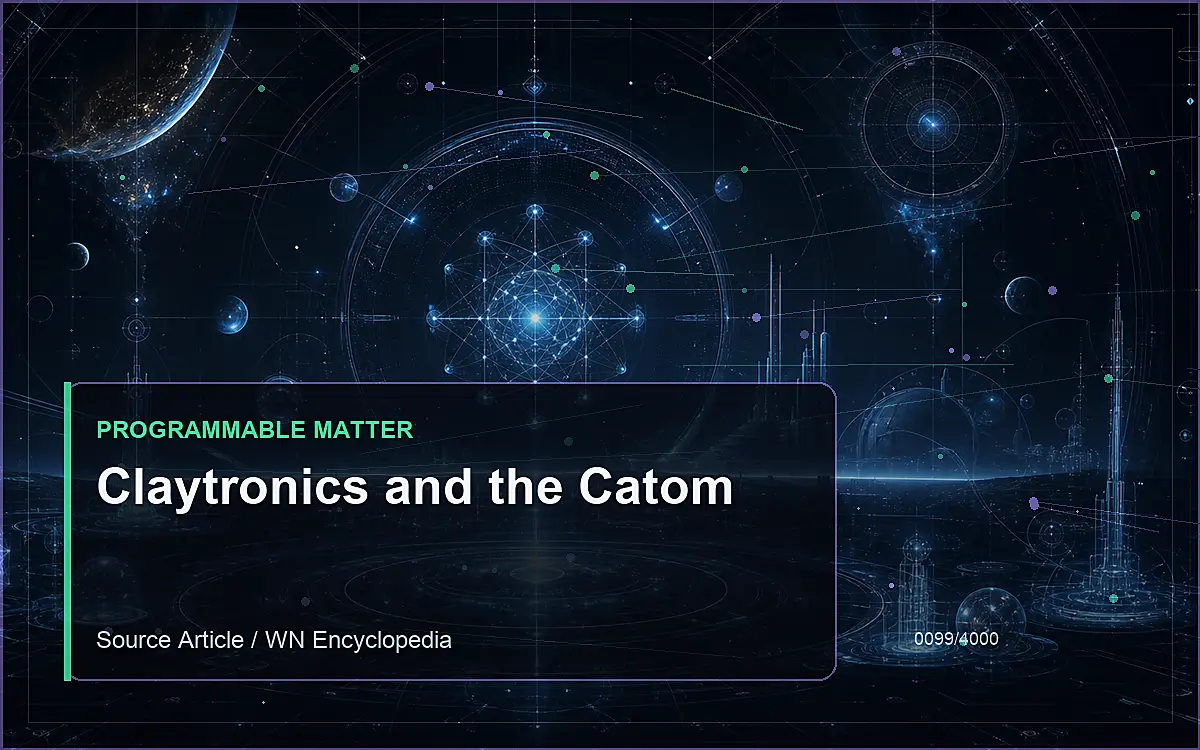 AI-generated encyclopedia reference image for Claytronics and the Catom