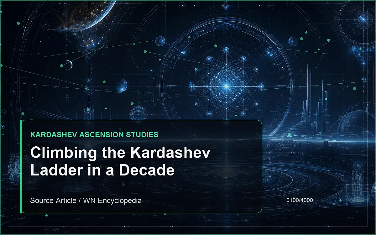 AI-generated encyclopedia reference image for Climbing the Kardashev Ladder in a Decade