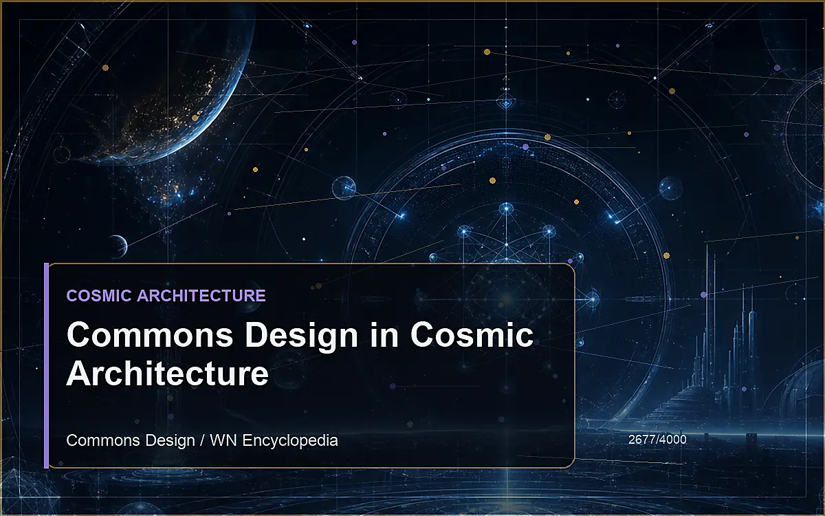 AI-generated encyclopedia reference image for Commons Design in Cosmic Architecture