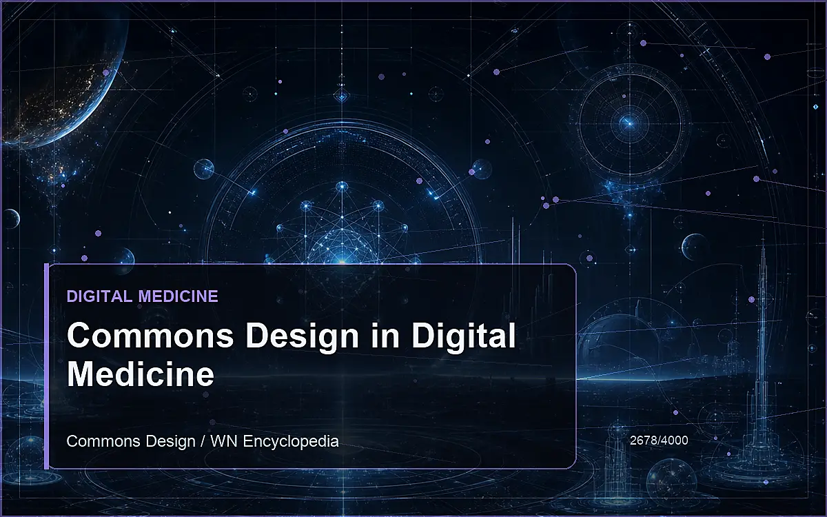 AI-generated encyclopedia reference image for Commons Design in Digital Medicine