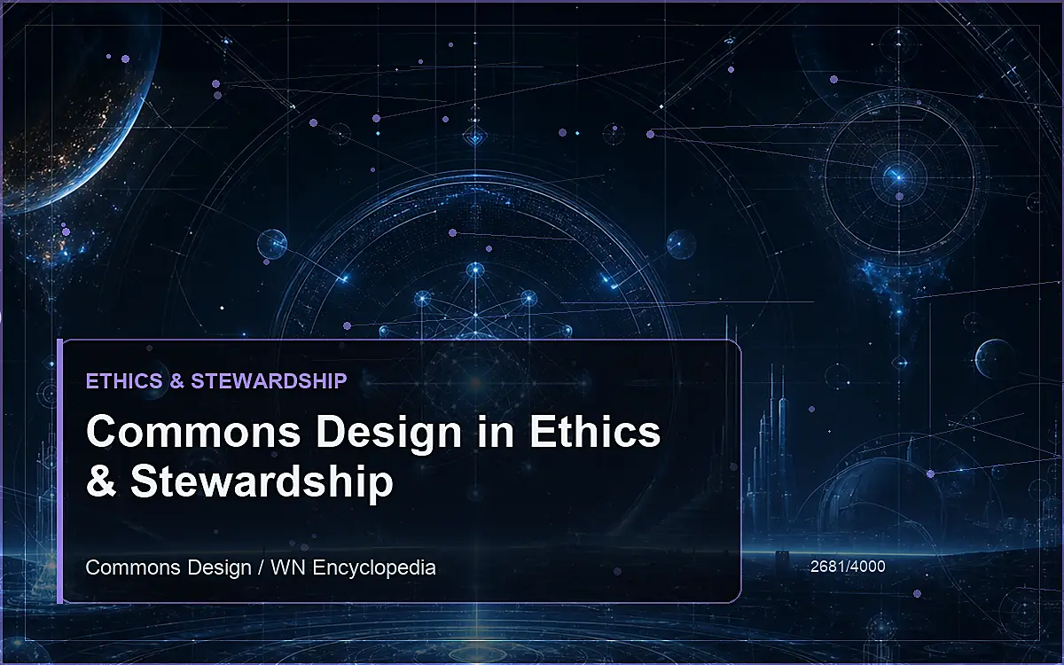AI-generated encyclopedia reference image for Commons Design in Ethics & Stewardship