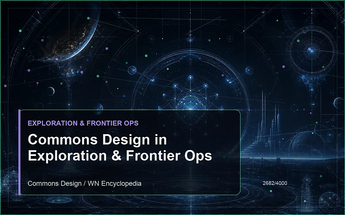 AI-generated encyclopedia reference image for Commons Design in Exploration & Frontier Ops