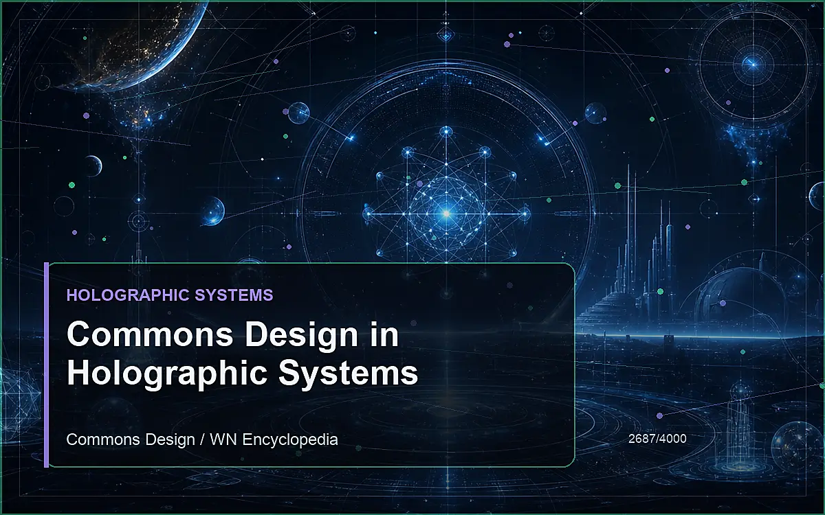 AI-generated encyclopedia reference image for Commons Design in Holographic Systems