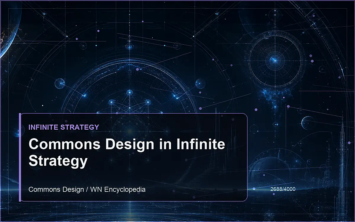 AI-generated encyclopedia reference image for Commons Design in Infinite Strategy