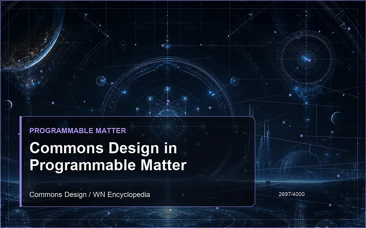 AI-generated encyclopedia reference image for Commons Design in Programmable Matter